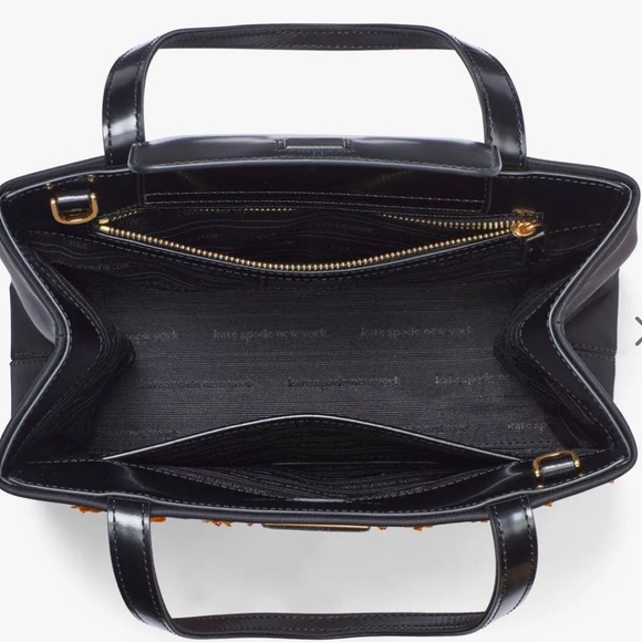 Kate Spade Sam Icon Floral Embellished Nylon Small Tote - Picture 7 of 17